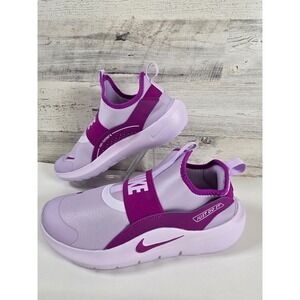 Nike Flex Runner 4 GS Women 8.5 Purple IF2893-500 Slip On Sneakers New